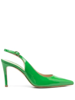 Women Roberto Festa Lavinia Patent-leather Slingback Pumps