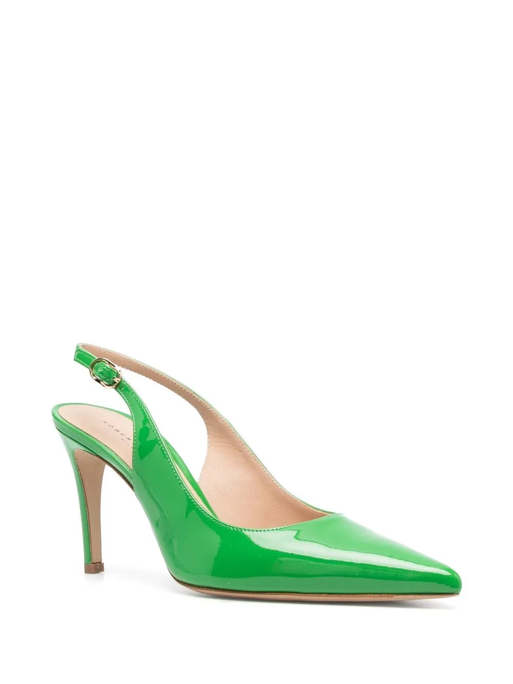 Women Roberto Festa Lavinia Patent-leather Slingback Pumps - Image 2