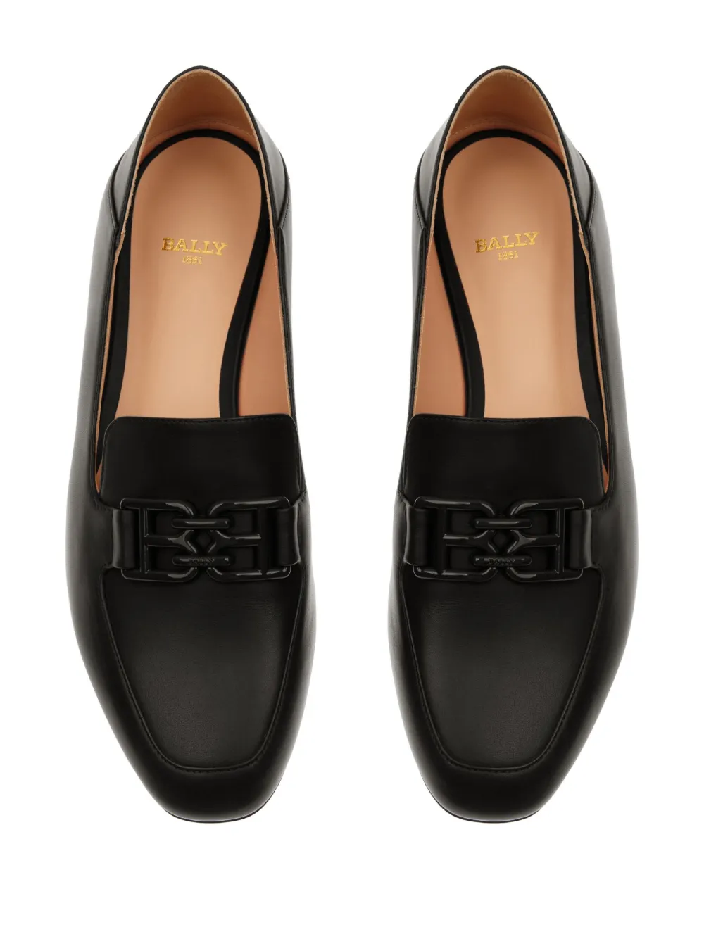 Women Bally Ellah Leather Loafers - Image 3