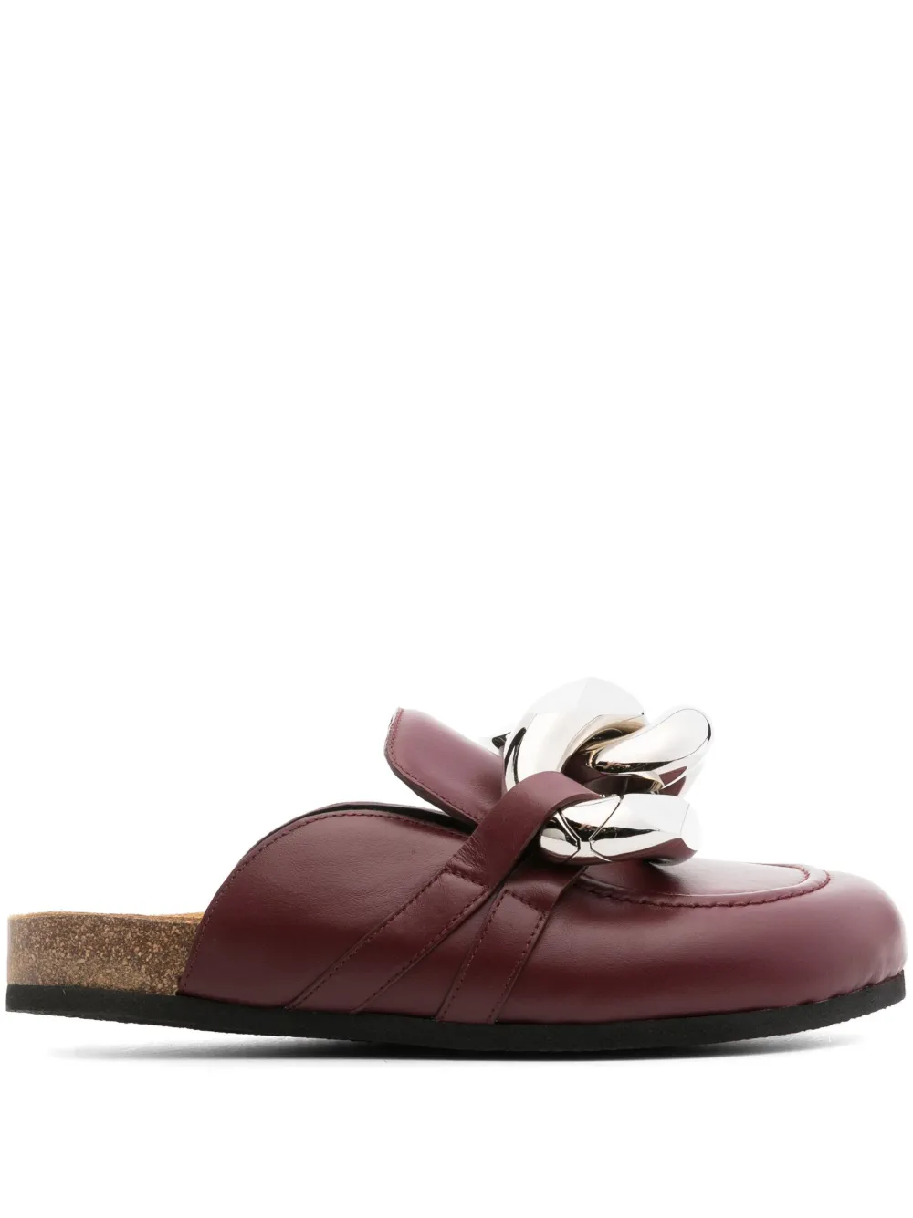 Women JW Anderson Chain Leather Mules