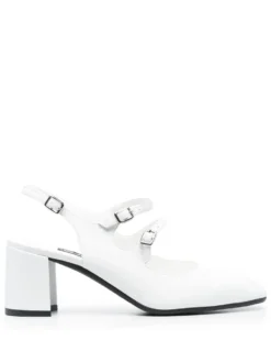 Women Carel Paris Sling-back Side-buckle Fastening Pumps