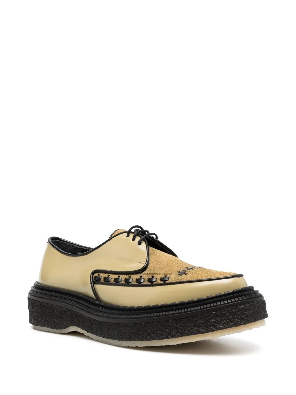 Women Adieu Paris Almond-toe Leather Loafers - Image 2