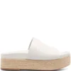 Paloma Barcelo Women Paloma Barceló Leather Platform Espadrille Slides