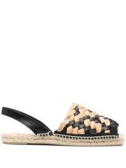 Women Castañer Braided Raffia-leather Espadrilles
