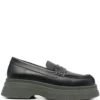 Women GANNI Platform Penny Loafers