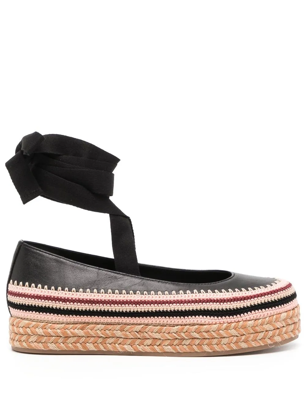 Women Ulla Johnson Yelena Crochet Flatform Espadrilles