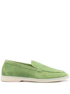 Women Scarosso Stitched-edge Suede Loafers