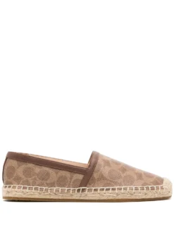 Women Coach Collins Logo Print Espadrilles