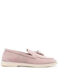 Women Scarosso Tassel Detail Suede Loafers