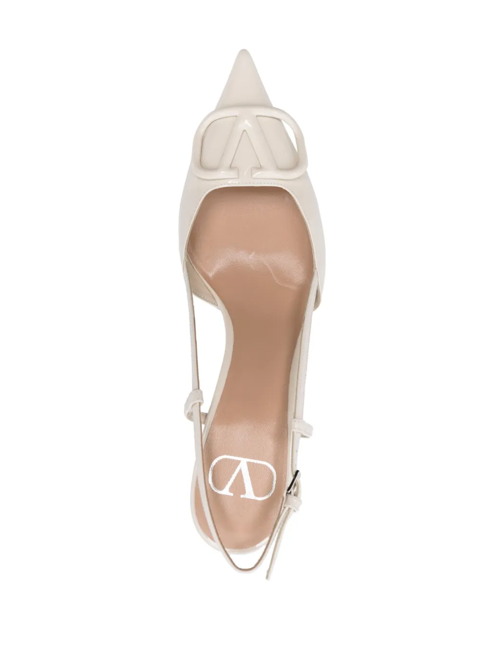 Women Valentino Garavani VLogo Signature Slingback Pumps - Image 4