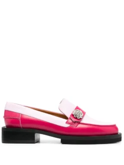 Women GANNI Colour-block Chunky Loafers