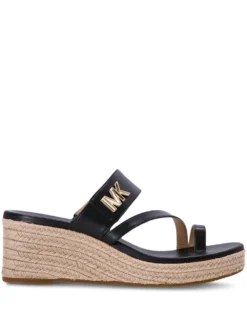 Women Michael Michael Kors Jilly Logo-lettering Wedge Sandals