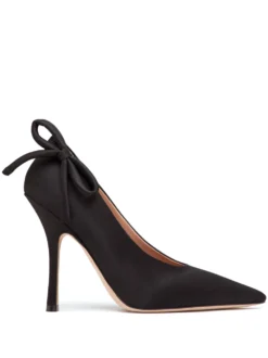 Women Valentino Garavani Nite-Out 110mm Bow-detail Satin Pumps