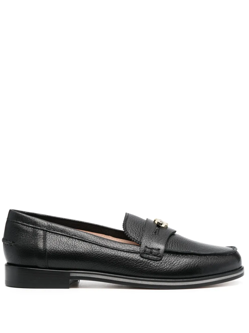 Women Pollini Coin-detailed Leather Loafers