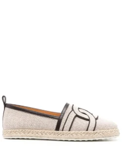 Women Tod&apos;s Kate Piped-trimming Espadrilles