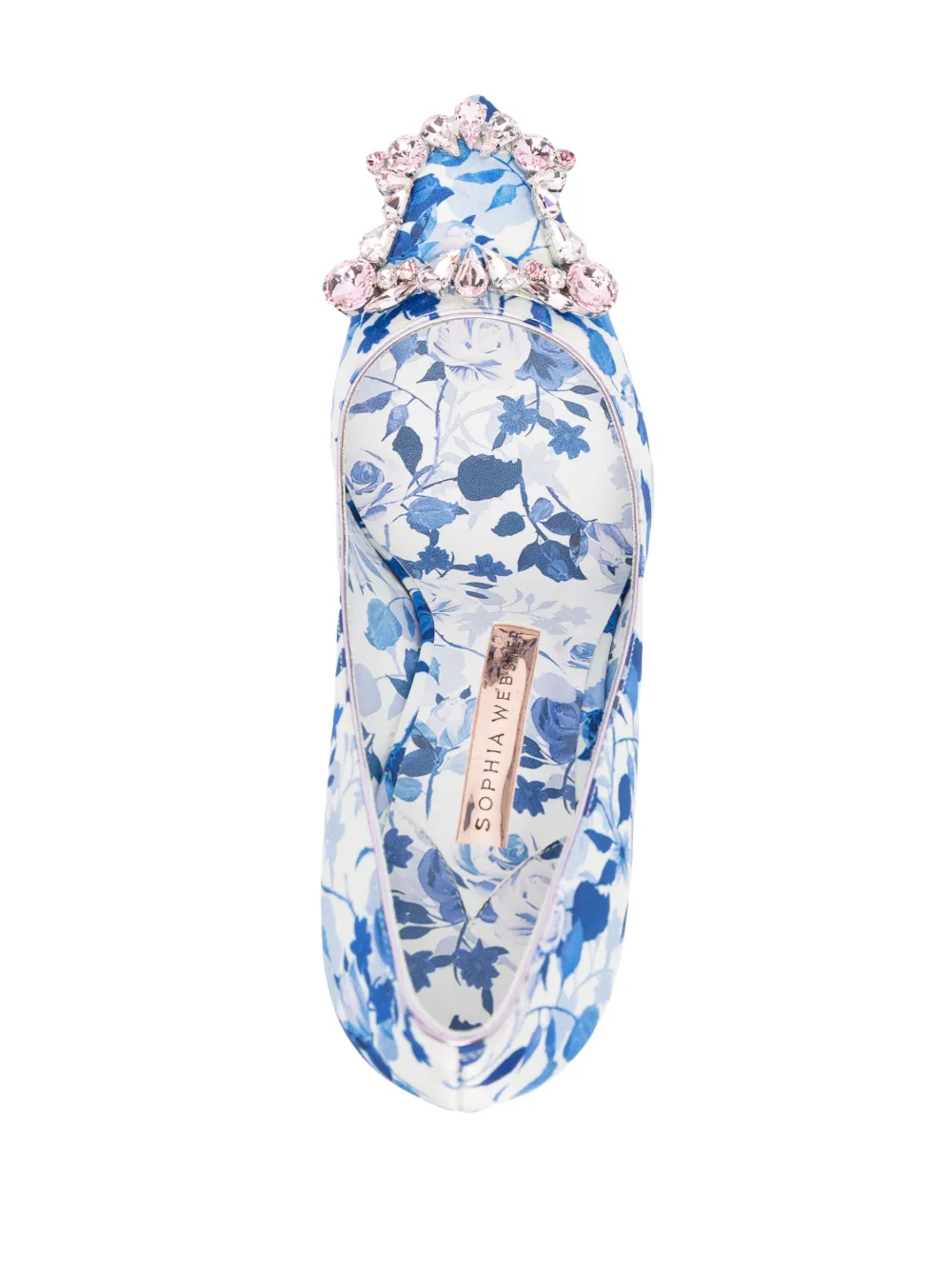 Women Sophia Webster Margaux 100mm Leather Pumps - Image 4