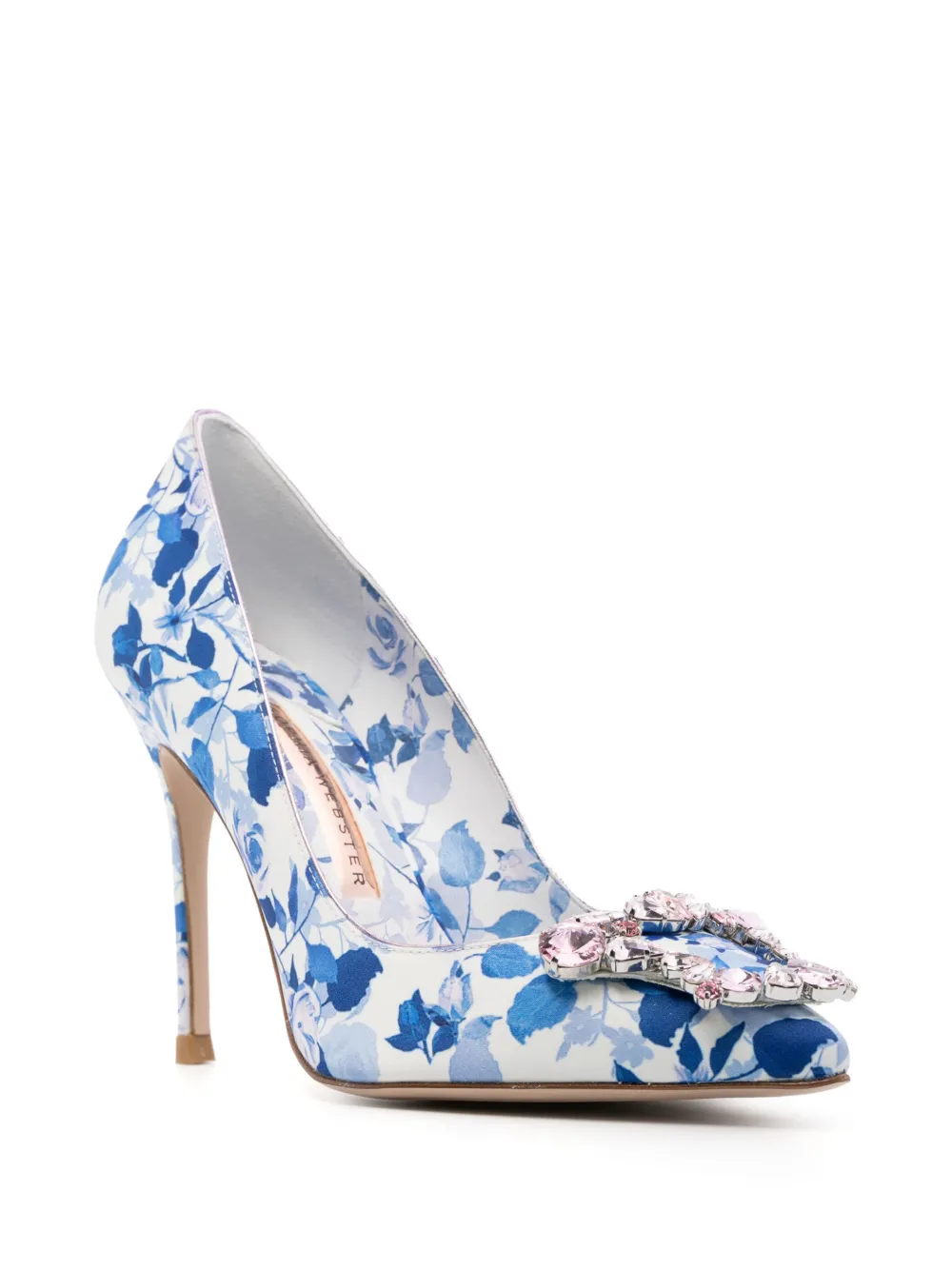 Women Sophia Webster Margaux 100mm Leather Pumps - Image 2