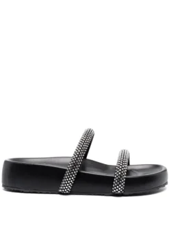 Women Gianvito Rossi Croissette Crystal-embellished Sandals