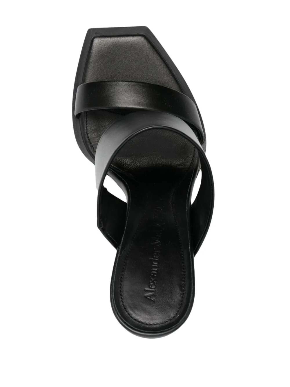 Women Alexander McQueen Shard 115mm Wedge Sandals - Image 4
