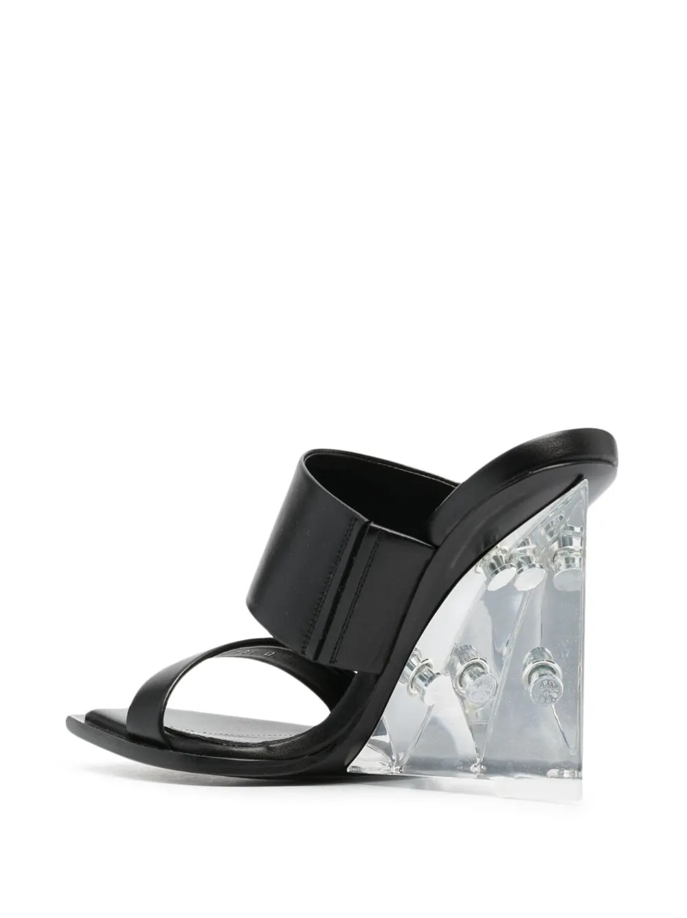 Women Alexander McQueen Shard 115mm Wedge Sandals - Image 3