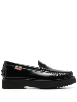 Women Tod&apos;s Penny-slot Leather Loafers