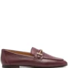 Women Tod's Logo-detail Leather Loafers