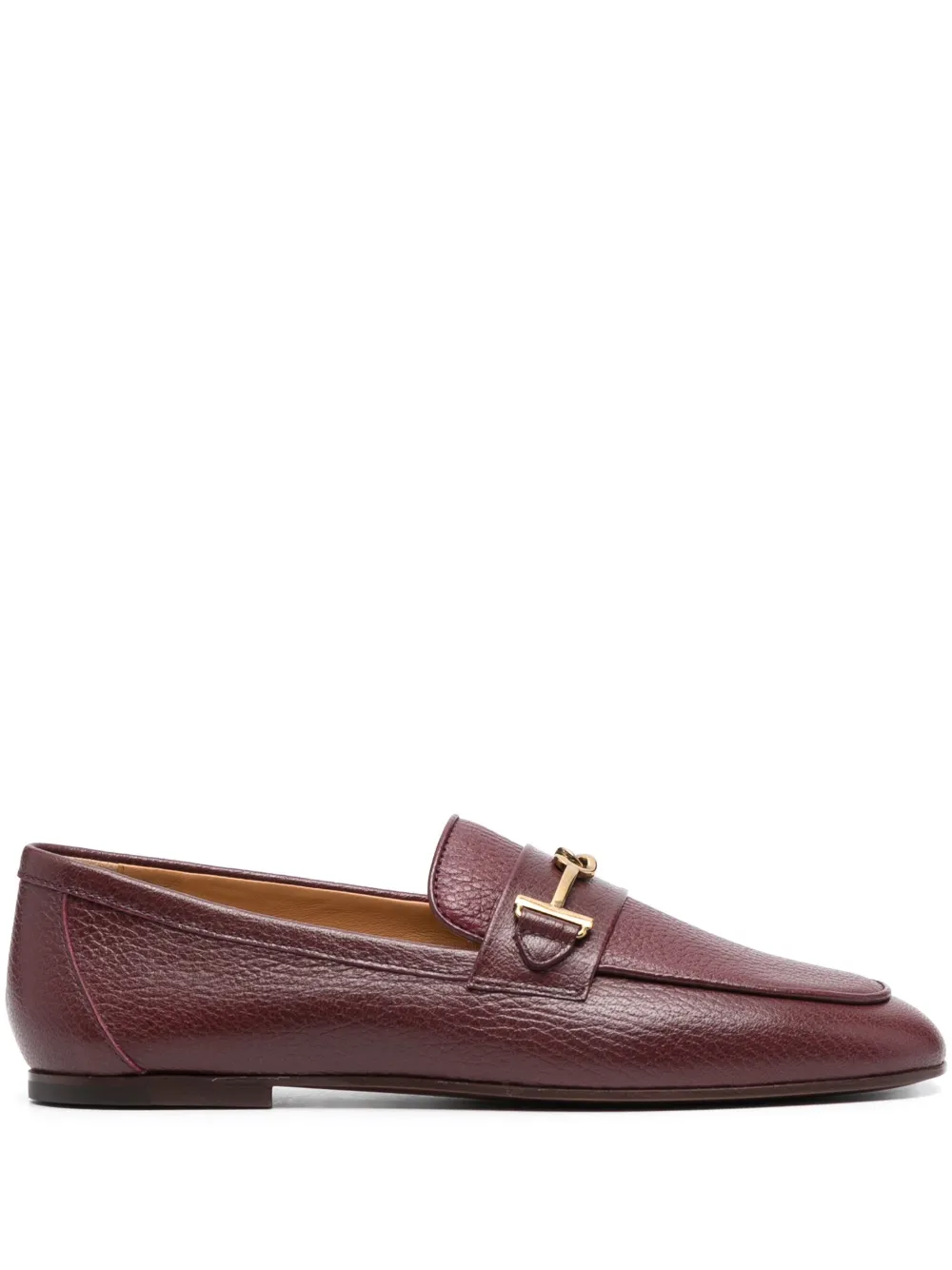 Women Tod's Logo-detail Leather Loafers