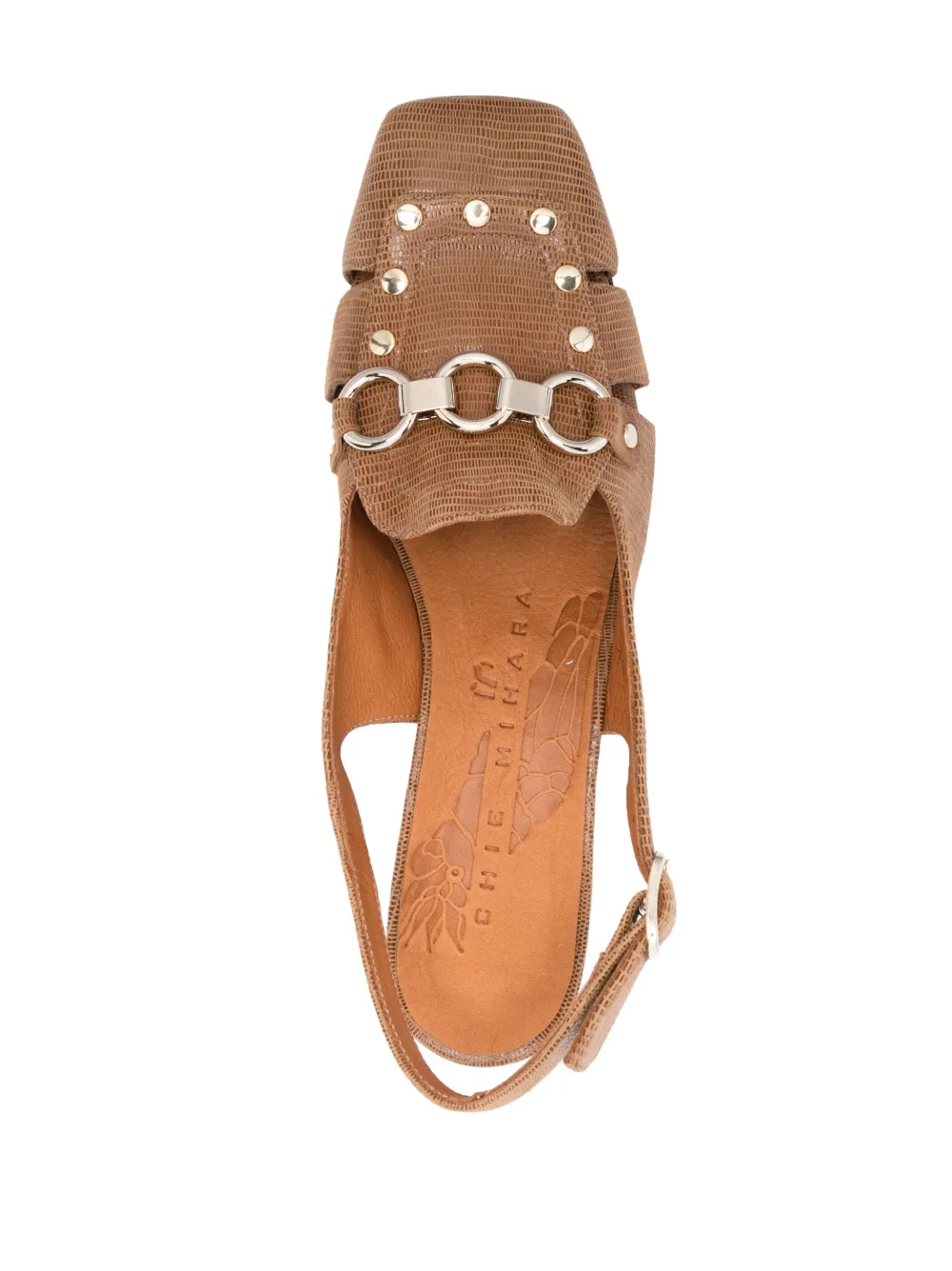 Women Chie Mihara Vururu Chain-detail Leather 65mm Pumps - Image 4