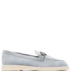 Women Hogan Deconstructed H642 Suede Loafers