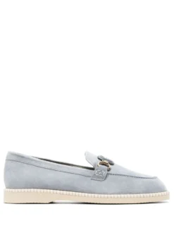 Women Hogan Deconstructed H642 Suede Loafers