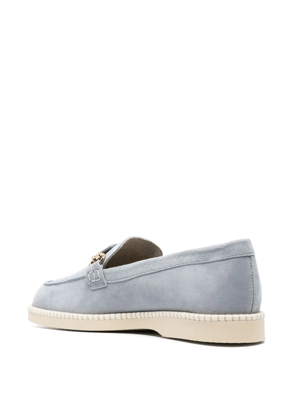 Women Hogan Deconstructed H642 Suede Loafers - Image 3