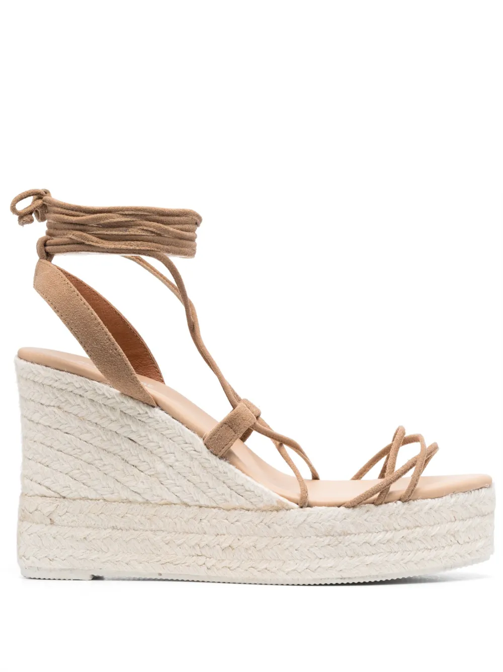 Women Manebi Wraparound 110mm Wedge Espadrilles