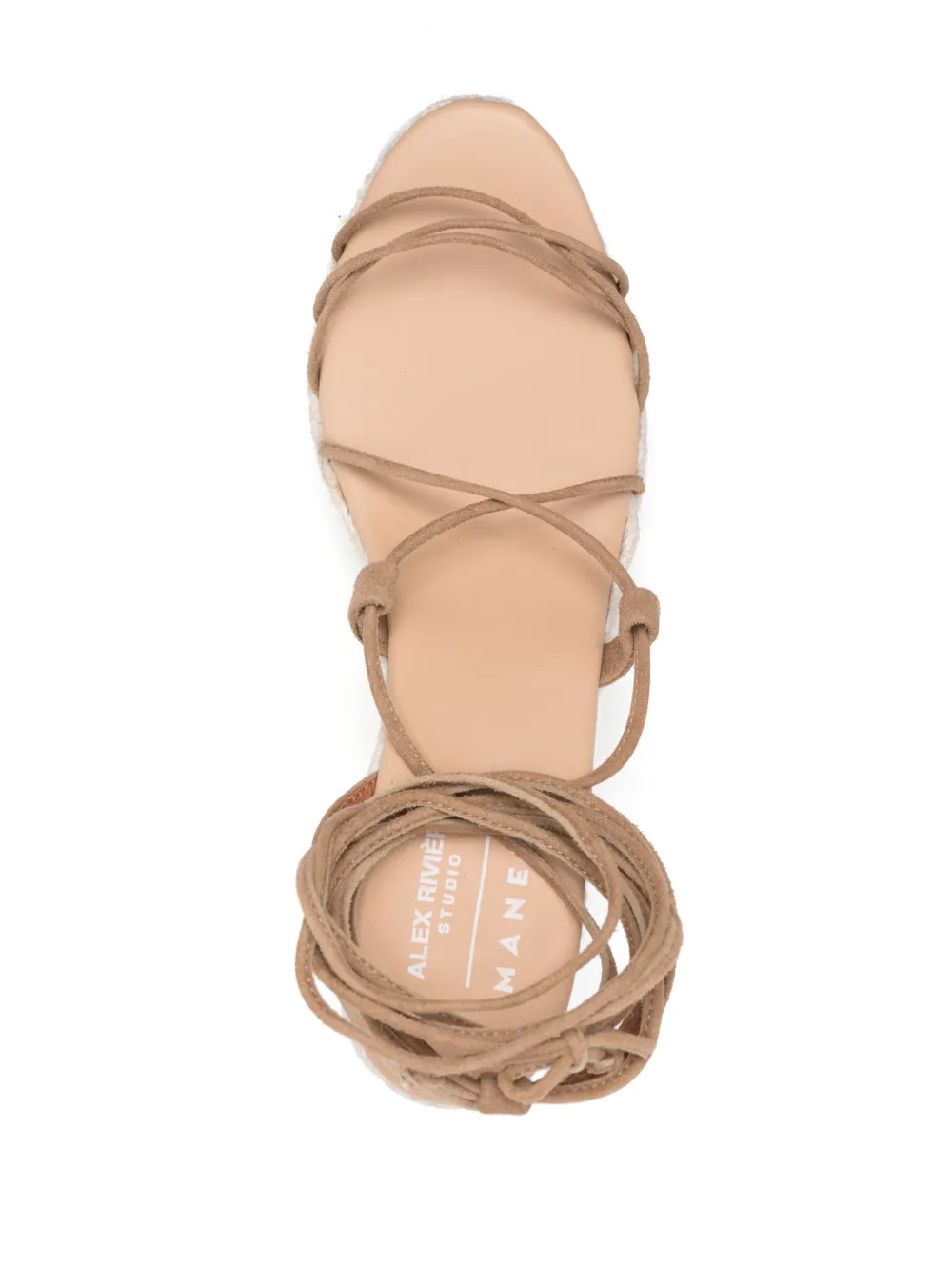 Women Manebi Wraparound 110mm Wedge Espadrilles - Image 4