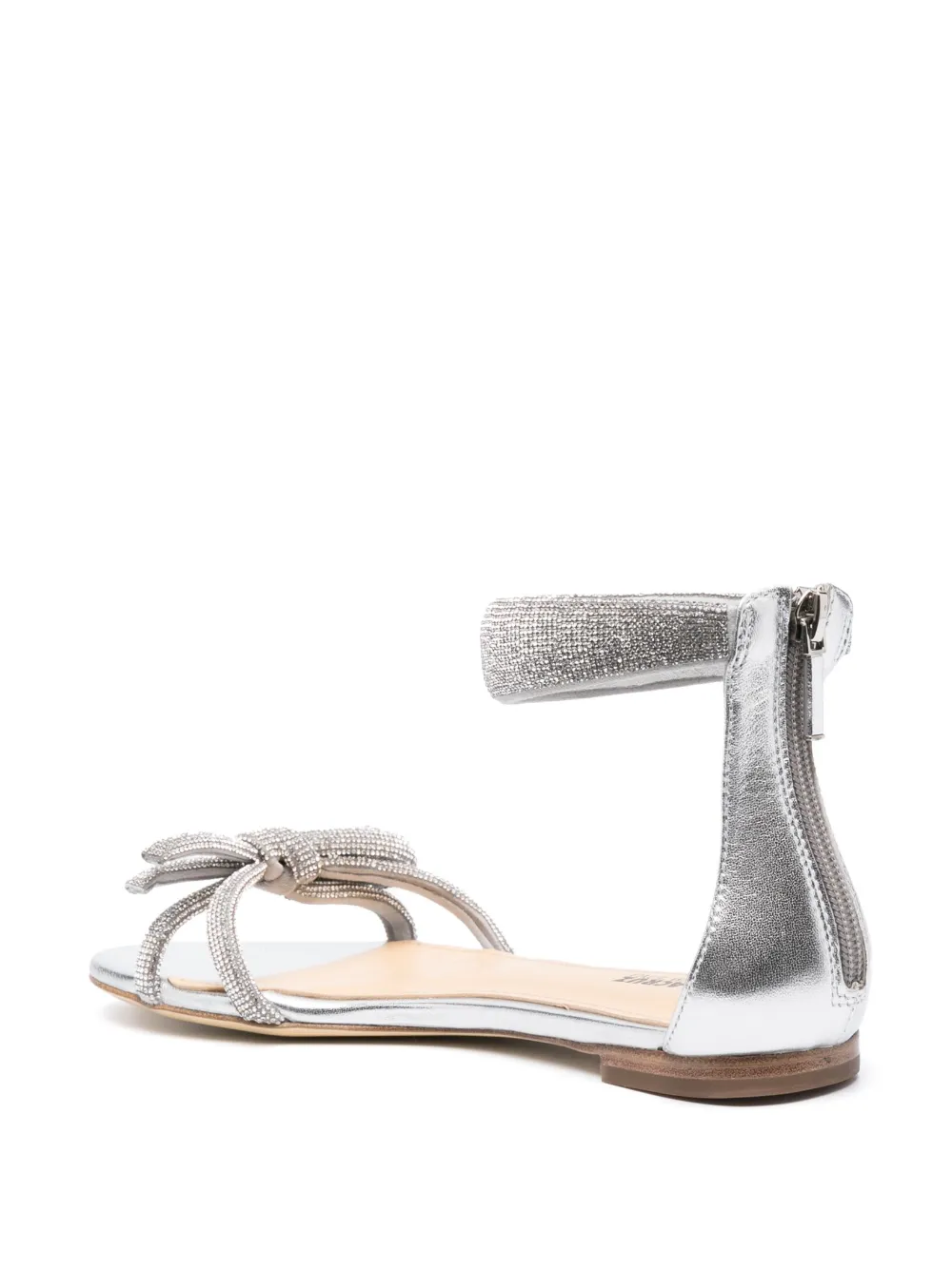 Women Paul Warmer Crystal-embellished Flat Sandals - Image 3