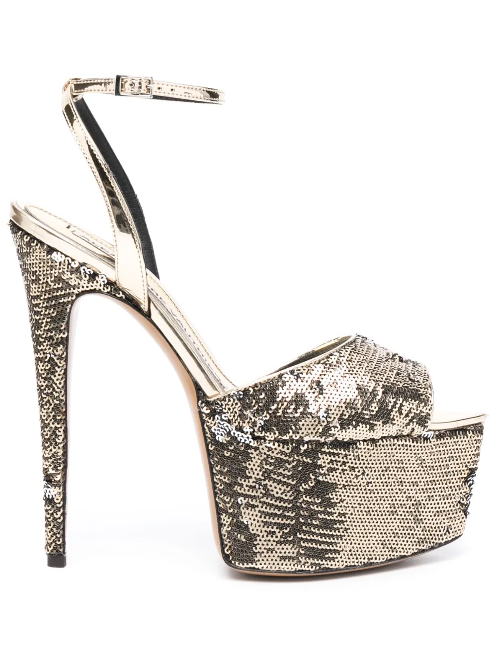 Women Alexandre Vauthier Sequined Platform Open-toe Pumps