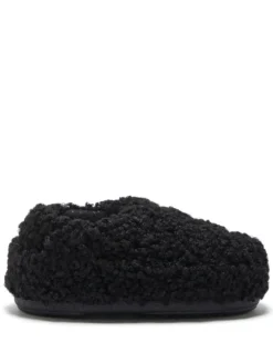 Women Moon Boot Faux-curly-fur Slippers