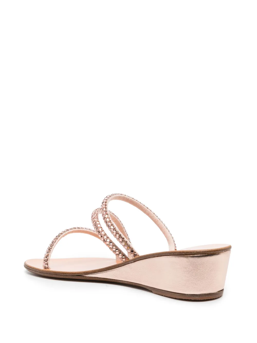 Women Ancient Greek Sandals Polytimi Crystal-embellished Sandals - Image 3