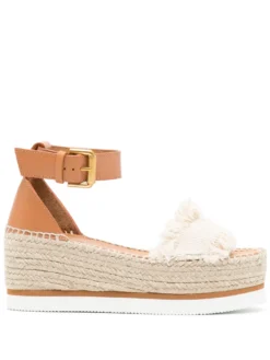 Women See By Chloé Glyn 70mm Frayed-edge Espadrilles