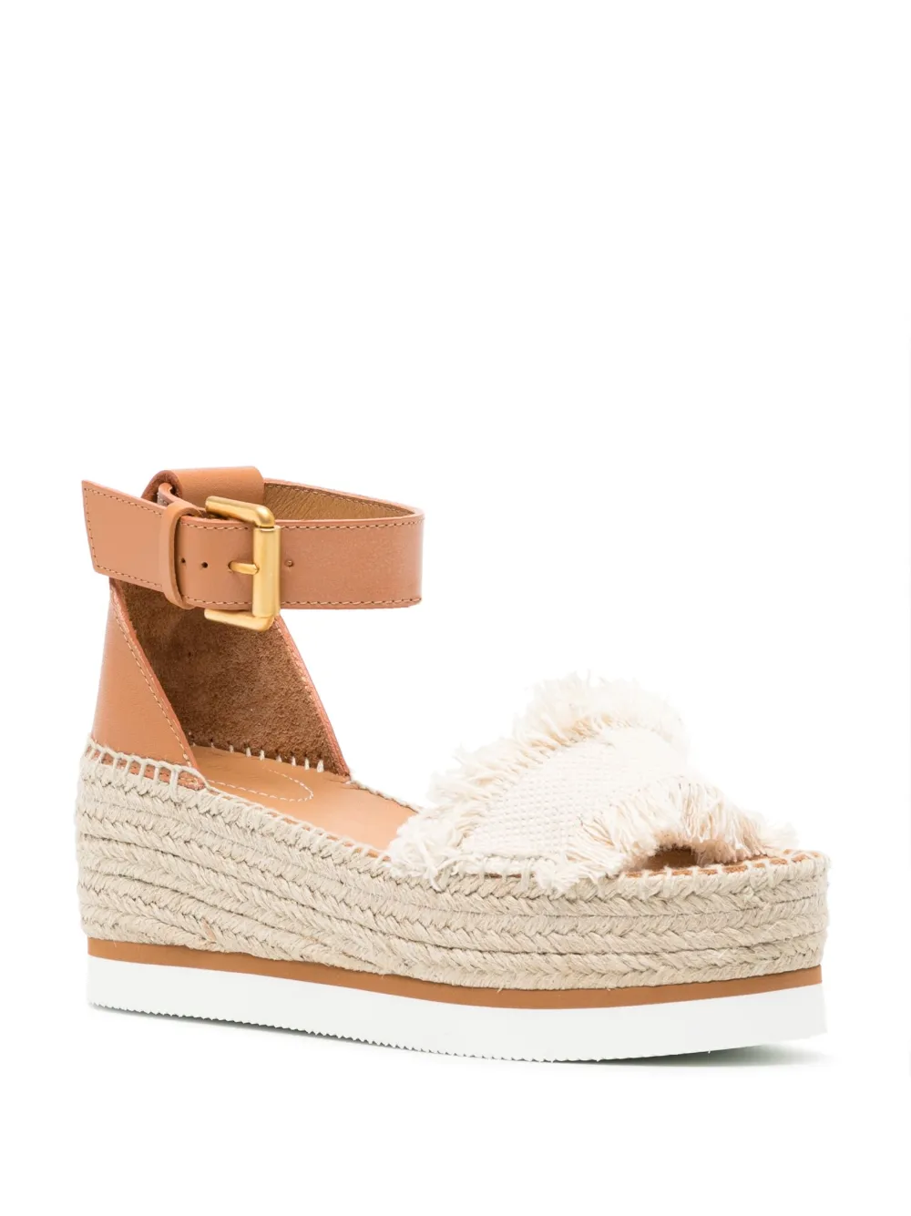Women See By Chloé Glyn 70mm Frayed-edge Espadrilles - Image 2