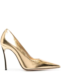 Women Casadei Super Blade 100mm Metallic Pumps