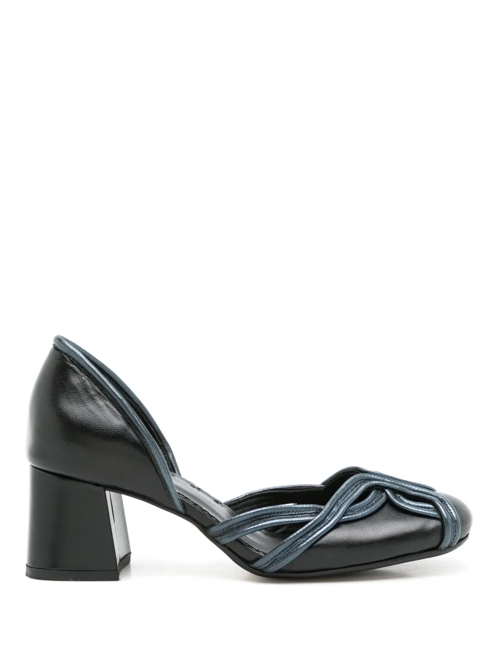 Women Sarah Chofakian Irene 40mm Contrast-stitching Pumps