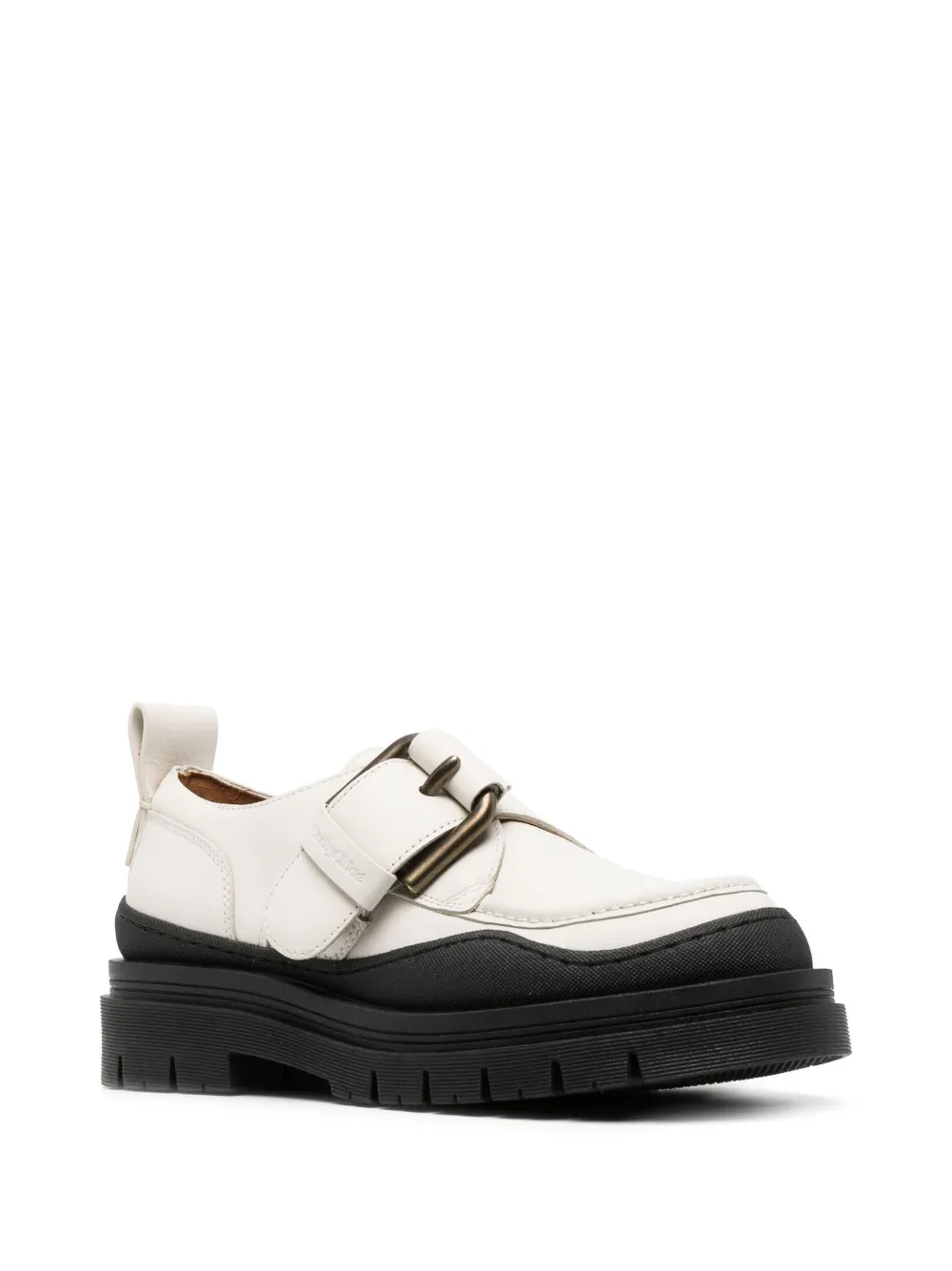 Women See By Chloé Buckled Leather Loafers - Image 2