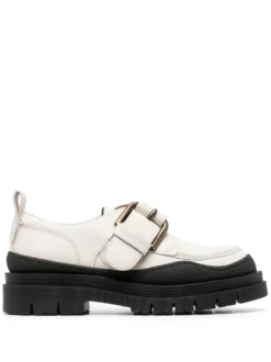 Women See By Chloé Buckled Leather Loafers