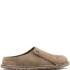 Women Birkenstock Zermatt Logo-debossed Suede Slippers